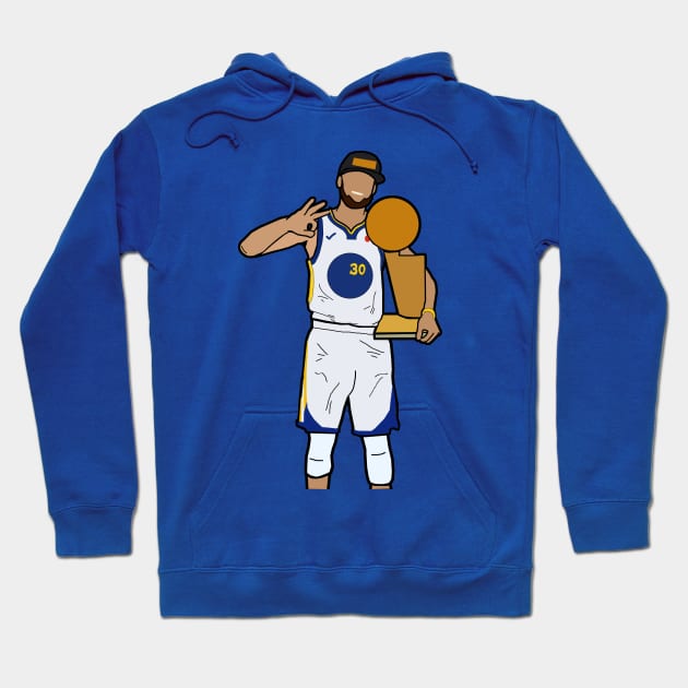 Steph Curry Championship - Golden State Warriors Hoodie by xavierjfong